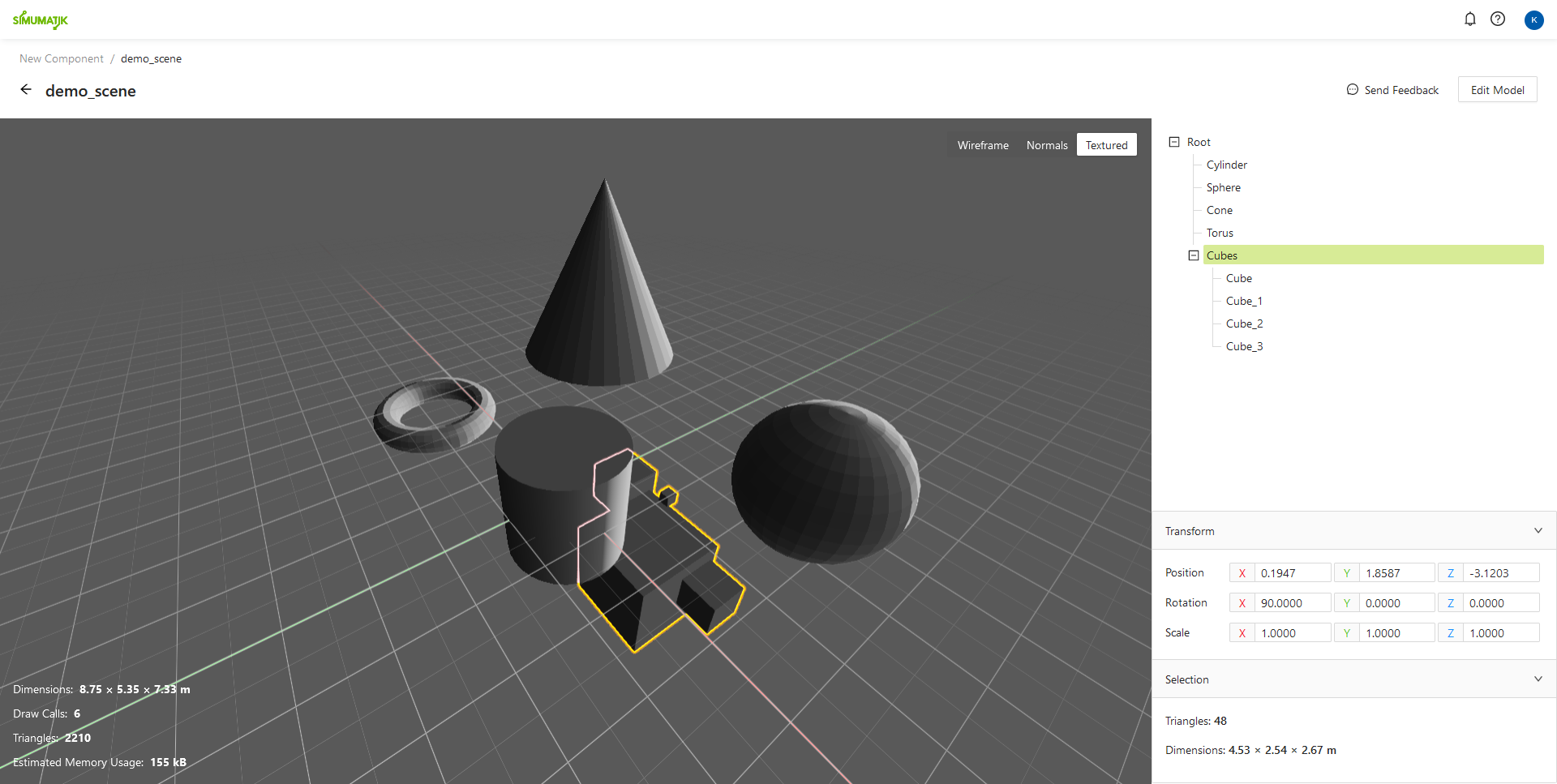 Marked object in list